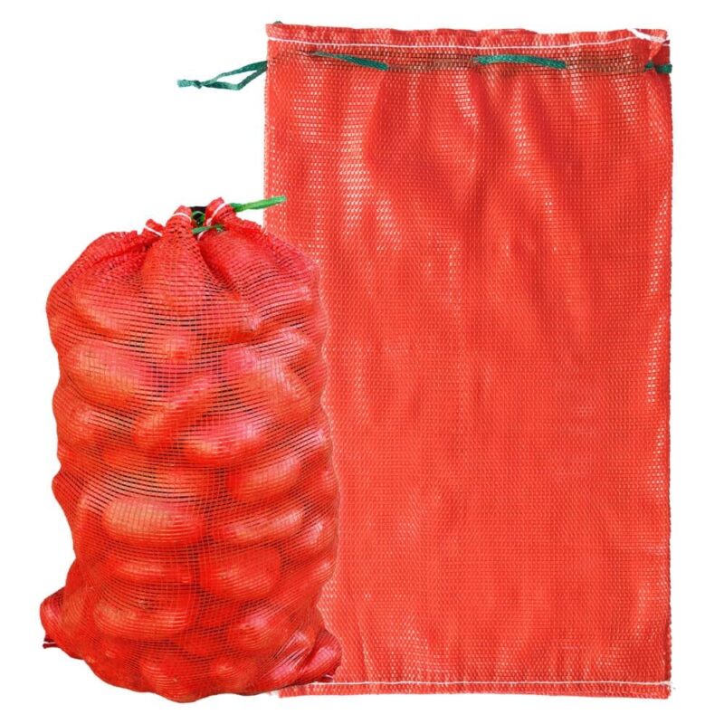 300pcs Extra Large Mesh Produce Bags 60 lbs Reusable Onion Sacks Vegetable Storage Bags Washable Net Bag 21” x 32” for Onion Potato Firewood Crawfish, Pack of 300