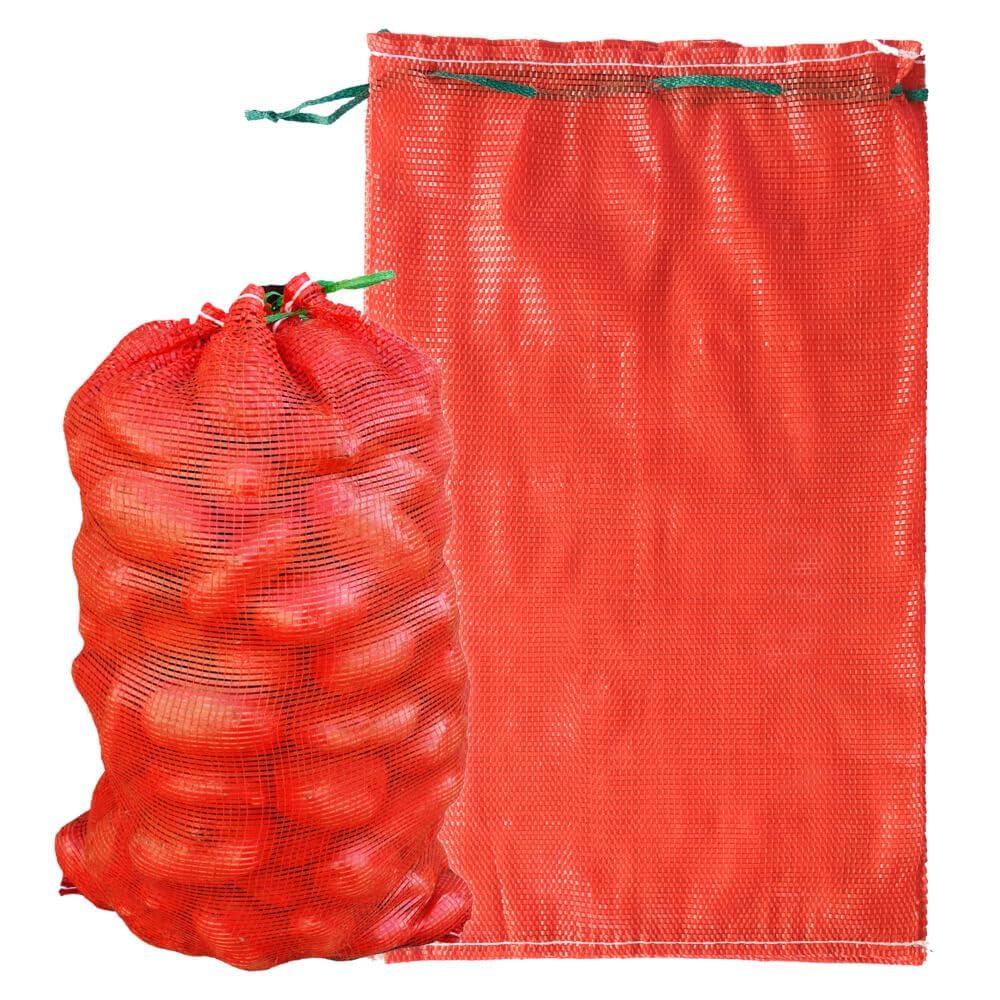 300pcs Extra Large Mesh Produce Bags 60 lbs Reusable Onion Sacks Vegetable Storage Bags Washable Net Bag 21” x 32” for Onion Potato Firewood Crawfish, Pack of 300 - 图片 1